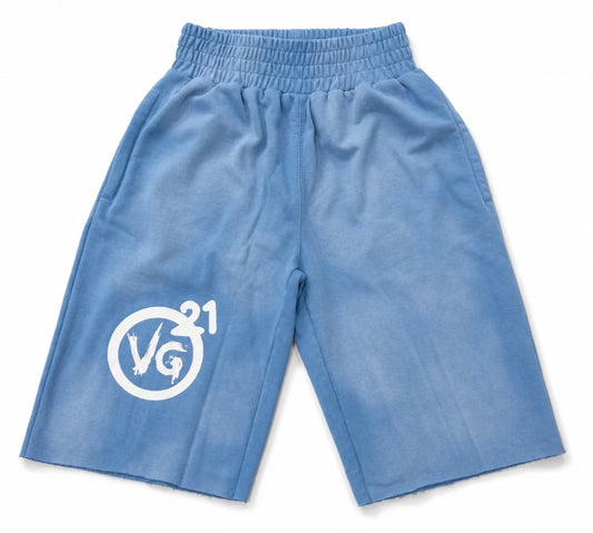Blue Cutoff Sweats