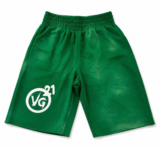 Green Cutoff Sweats