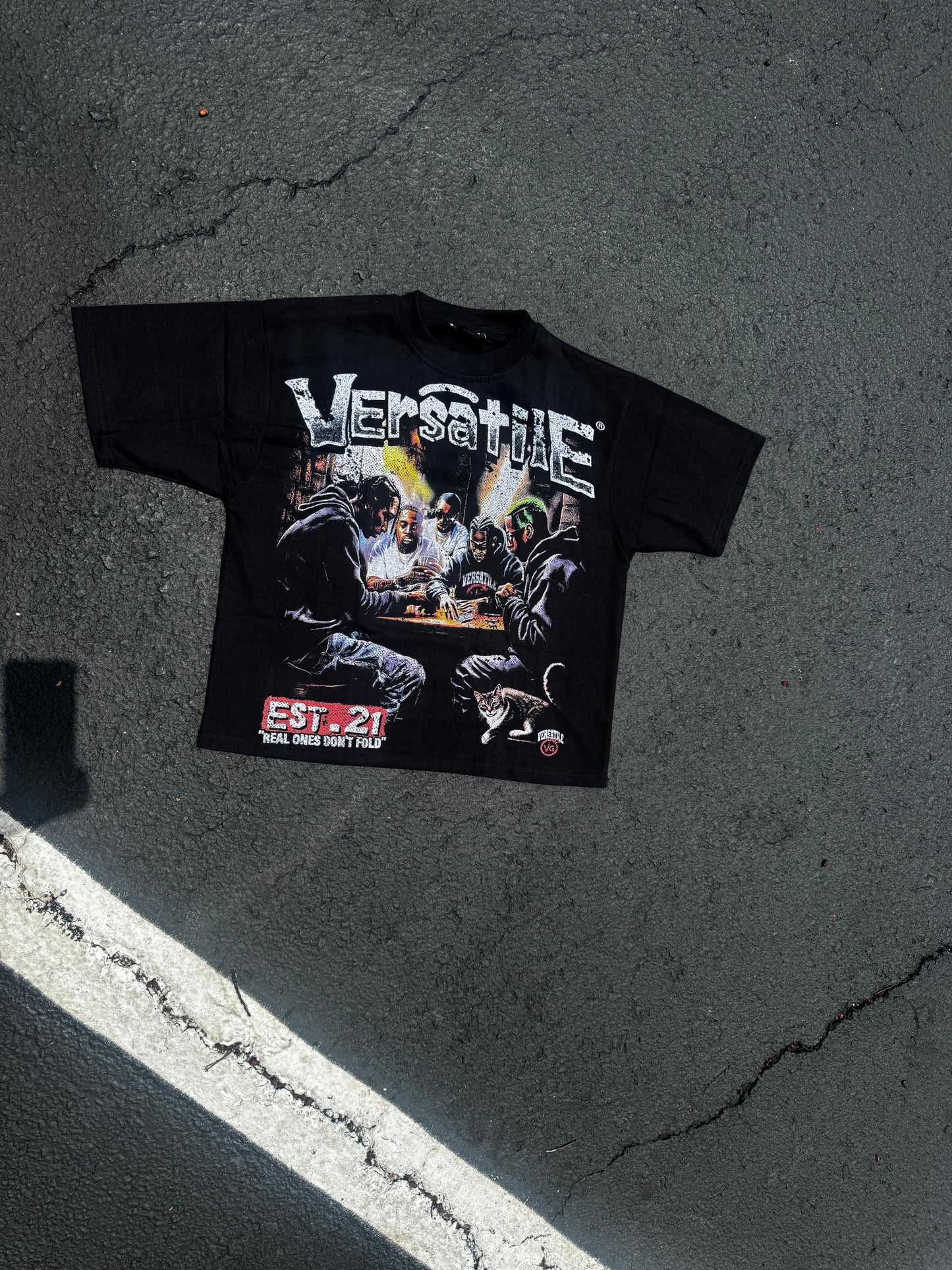 Real ones don’t fold tee